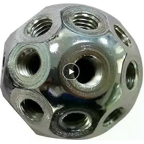 CL-VMC011 26-Loch-Kugelverbinder für LED-Pixelleisten, mehrere 26-Loch-Kugelverbinder für 360-mm-Röhrenleuchten (1/4)