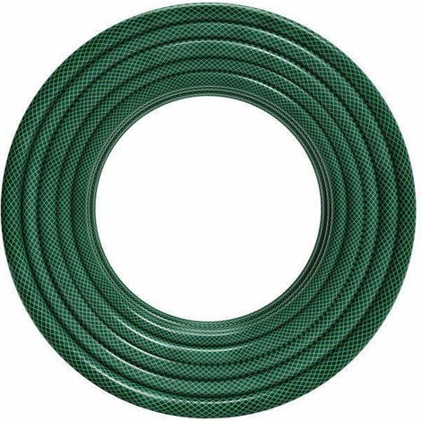 Manguera de jardín Awtools Standard 3/4" 25m, ideal para exteriores, flexible, resistente, perfecta para riego y jardinería, alta durabilidad, fácil de manejar y almacenar.
