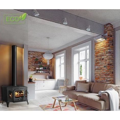 POÊLE À BOIS WP7-10.5kW ECO PB WR droit