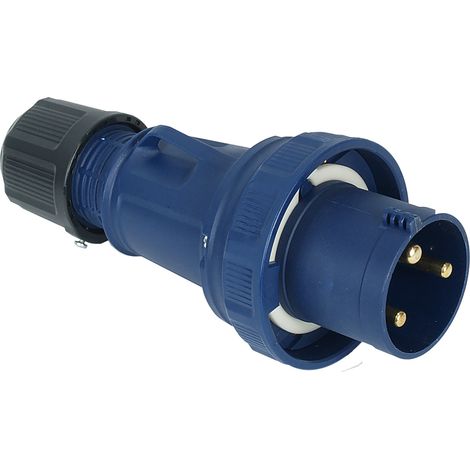 Connecteur industriel RS PRO, 2P+E, 63A, 200 250 V., Montage sur câble ( Prix pour 1 )