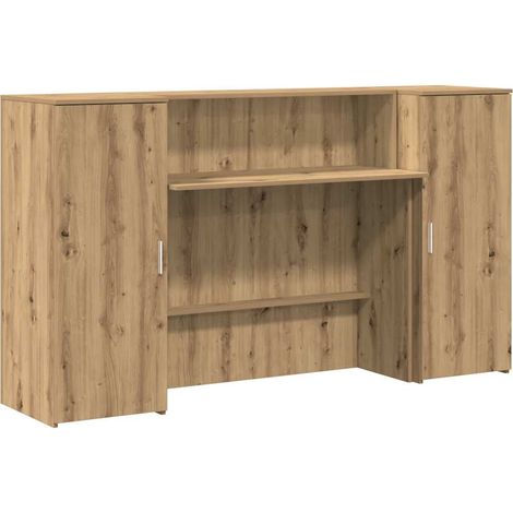 Maison Exclusive - Banco Reception Rovere Artigianale 180x50x103,5cm in Truciolato