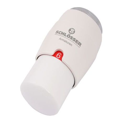 Tête thermostatique JS Control 2, DN15 1/2", tête blanche, support blanc