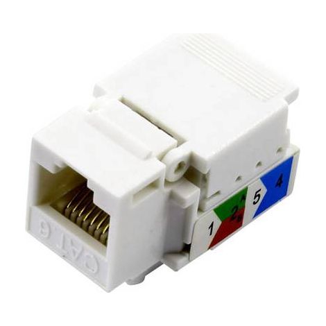 RJ45 femelle CAT 6 TRU COMPONENTS 93038C373 RJ45 femelle, droit blanc 1 pc(s) S935431 (1/3)