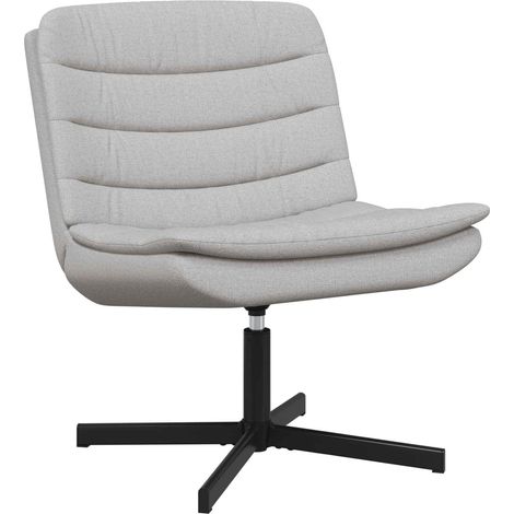 Maison Exclusive - Sedia girevole Grigio Nuvola 63 x 75 x 76 cm Tessuto