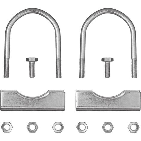 Stützradhalter Klemmhalterbefestigung 70mm 1 Paar für Stützrad Klemmschelle