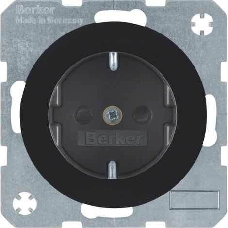 HAGER 47232045 INTERRUPTEUR D'ÉCLAIRAGE NOIR BERKER