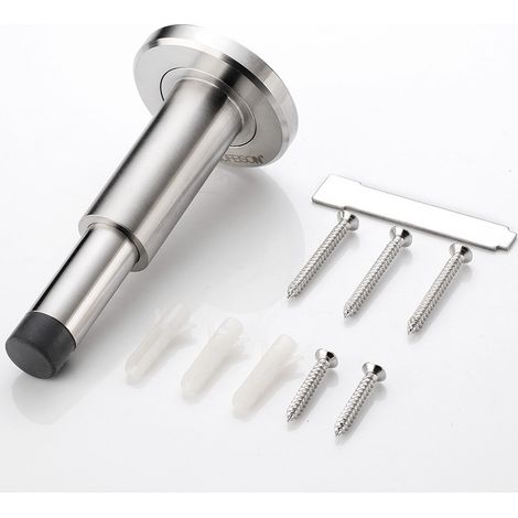 304 Edelstahl verstellbarer extralanger Gummi-Türstopper-Schutzgriff Türwand-Türstopper Wand-Türstopper