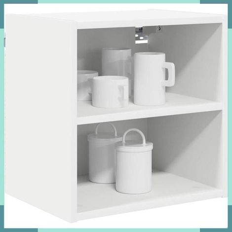 Armoire suspendue - 884418 - Blanc - Bois d'ingénierie - 40 x 29,5 x 40 cm (1/5)