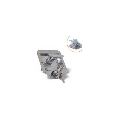Cerradura antirrobo en forma de T de acero inoxidable para remolques de caravanas, autocaravanas, caravanas, camiones, autocaravanas y coches patrulla - Crezuo