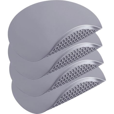 Silicone Microwave Mat - Round 12" x 12" - Set of 4 Heat Resistant Multifunctional Mat, Splatter Guard, Trivet, Hot Pad, Pot Holder