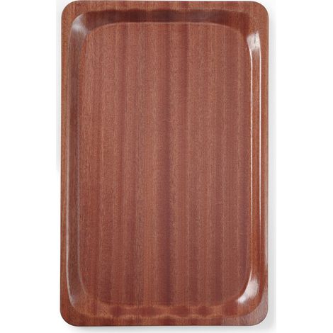 Rutschfestes Kellnertablett aus Holz, 33 x 43 cm (1/5)