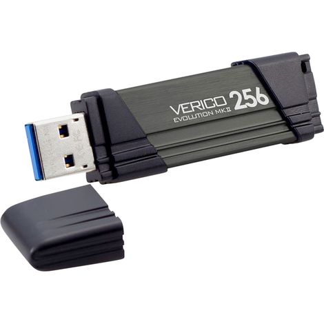 VERICO USB3.0 Stick Evolution MK-II, 256 GB, grau (1/4)