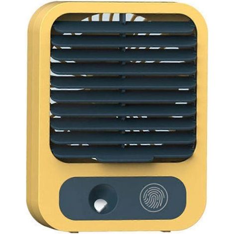 Ventilateur brumisateur portable, silencieux et rafraîchissant, avec 3 vitesses réglables et rechargeable par USB (1/4)