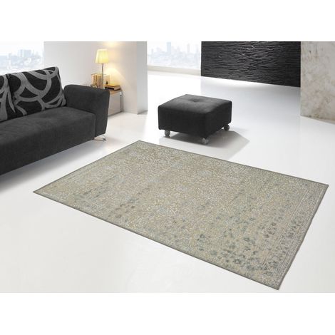 ATTICGO Tapis vintage ISABELLA 03 Argent 160x230 cm (1/4)