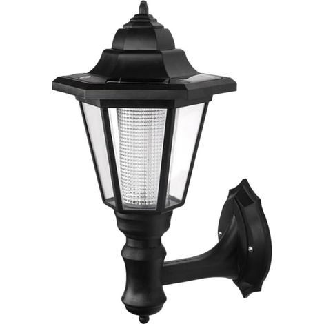 Lampe Murale Solaire Extérieur pour Jardin Terrasse Couloir Lumière Blanche Étanche Design Moderne Durable (1/5)