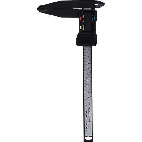 Eosnow 150 mm/300 mm digitaler elektronischer Messschieber, Carbon-Lineal mit langem Backenmesswerkzeug. 150 mm elektronischer Messschieber
