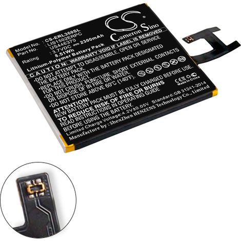 NX - Batterie téléphone, smartphone, GSM pour Sony Ericsson 3.7V 2300mAh - LIS1502ERPCU (1/3)