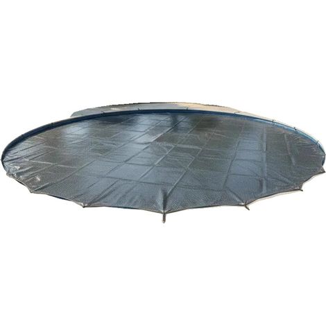 Telo di copertura solare galleggiante, Ø 417 cm, materiale PE, riduce l'evaporazione, adatto alla maggior parte delle piscine, design ecologico. (1/5)
