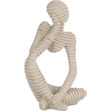 Abstrakte Sandstein-Harz-Skulptur für Hotel, Zuhause, Büro, Waage (1/5)