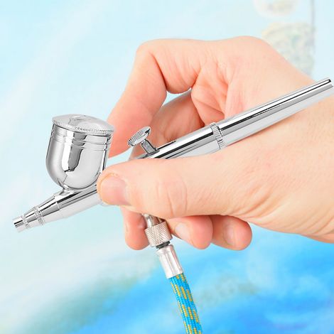 Kit de compresseur aérographe T100K Mini, adapté à la peinture corporelle et au tatouage (US 110V). (1/5)