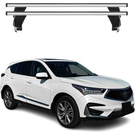OMAC Dachträger Querträger Alu für Acura RDX III 2019-2026 – Abschließbar – T-Nut – City-Crash-getestet – Max. 50 kg Silber (1/5)