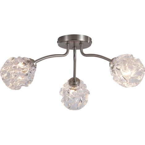 Plafonnier Astral nickel 3 lumières - 11523-3SN (1/3)