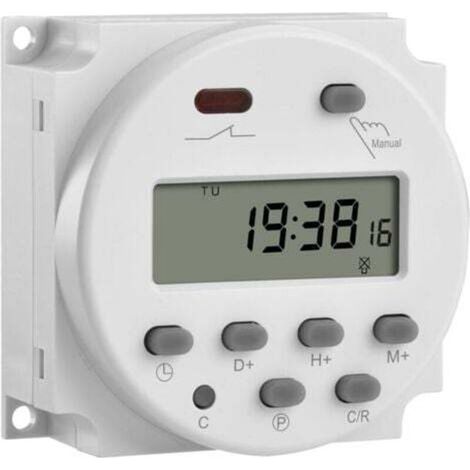 CN101A DC 12V 16A SPST Digital Programmable Liquid Crystal Switching Relay (1/4)
