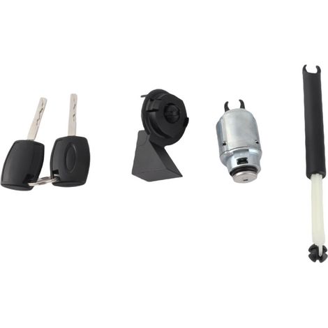 Serrure de Capot Longue pour Ford Focus Mk2 C-Max 07-10 Kuga Kit Nouveau avec 2 Clés Métal/Plastique Noir (1/5)
