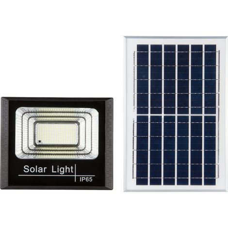 Jandei - Proyector led solar 40W 550lms 114leds con mando panel separado 7500K