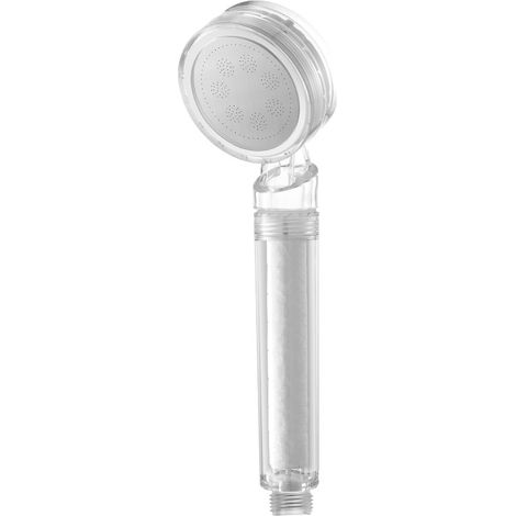 Ahlsen Druckfilter-Duschkopf, Entchlorungs-Wasserreinigungs-Duschkopf, transparent (1/4)