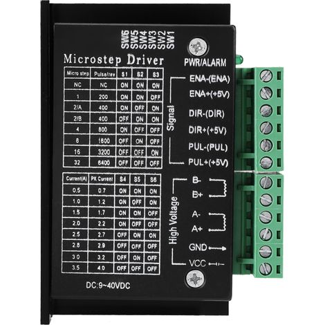 1 Stück DC 9–40 V 160 W 0,5–4 A Schrittmotortreiber-Modulplatine mit 32 Mikroschritten (1/5)