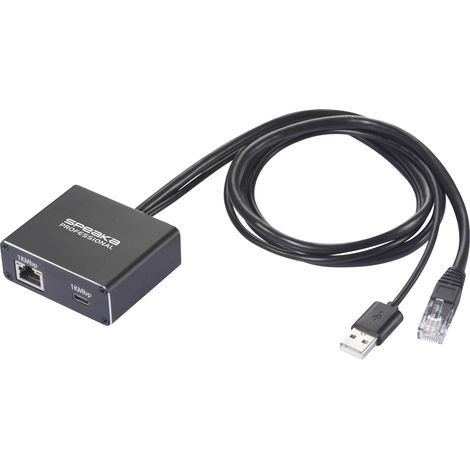 Adaptateur réseau/hub SpeaKa Professional SP-GNS-200 1 GBit/s USB-C®, RJ45 (1/5)