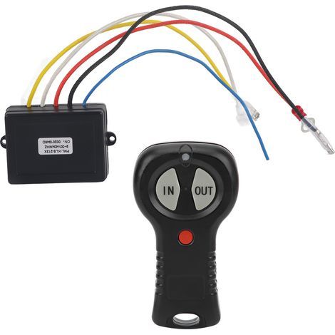 Ensemble de télécommande de treuil 12V, interrupteur unique électrique sans fil, remplacement robuste pour camion (1/5)