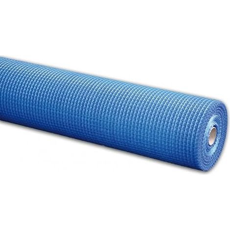 Treillis en fibre de verre 90 g/m² 1×50 m – Renforcement pour mortier et enduit anti-fissuration