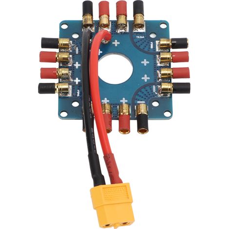 Alimentation ESC Power Board avec connecteur XT60 et prises banane 3.5mm pour drone RC, répartiteur de courant (1/5)