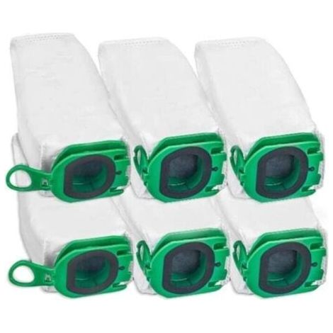 Sacs d'aspirateur Kobold VB100 VK135/VK140/VK200 (paquet de 6)-AquaForge (1/4)