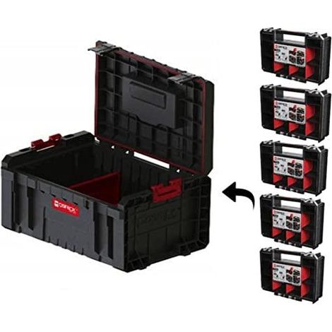 Qbrick SYSTEM PRO TOOLBOX 2.0 Caja de herramientas negra 19L