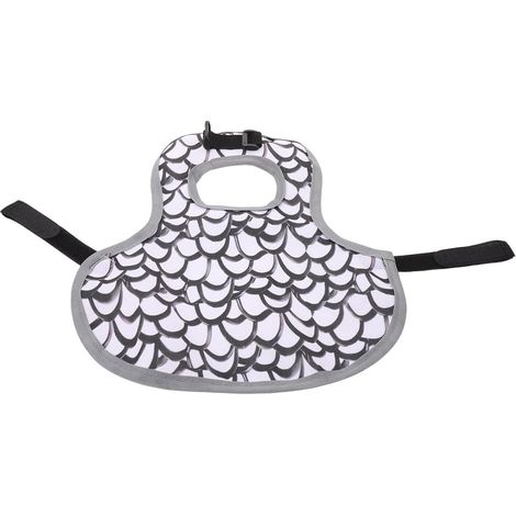 Veste pour Poules Imperméable Réglable Noir et Blanc, Tablier de Selle de Poulet Protecteur pour Volailles, Veste de Protection Isolante pour Poulets, Canards et Oies, Équipement (1/5)