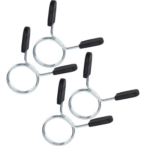 4 Colliers de Serrage Rapide pour Haltères - Diamètre 48mm - Lot de 4 pour Entraînement et Fitness (1/5)