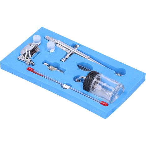 Kit aérographe G1/8, pistolet à peinture, outil pour la peinture de maquettes et la décoration intérieure (1/5)