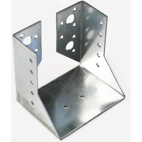STAFFA SUPPORTO CHIUSO PIASTRA TRAVI PALO PILASTRO PILASTRI LEGNO MM 100x100 093