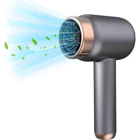 Sèche-cheveux sans fil - Sèche-cheveux de voyage - Ultraléger - 26 000 tr/min - 3 vitesses - Rechargeable par USB - Air froid/chaud (1/5)