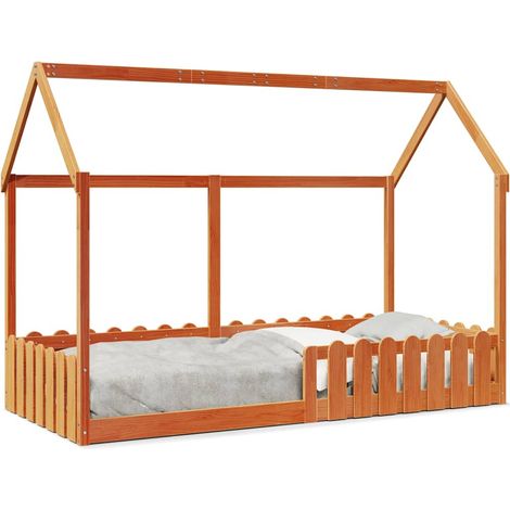 Maison Exclusive - Cama con forma de casa de niños madera maciza