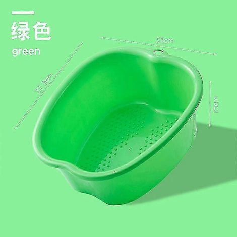 Filiyano-Baignoire pour pieds en plastique épais, bassine de massage des pieds, baignoire pour laver les pieds, baignoire pour les pieds, f74 blanc (1/2)
