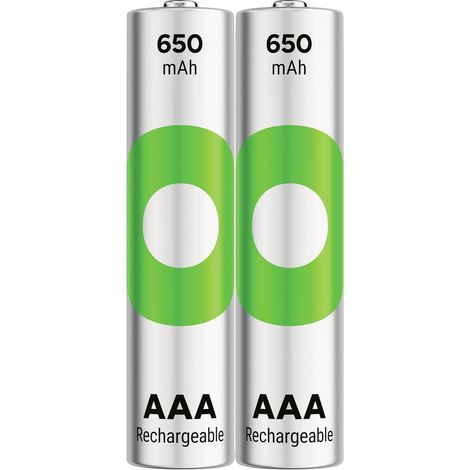 GP ReCyko Batteria ricaricabile Ministilo (AAA) NiMH 650 mAh 1.2 V 2 pz. (1/3)