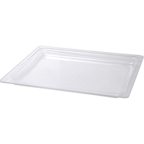 Lèche frite en verre (44,4 X 37,2X2,80cm) d'origine (1/2)