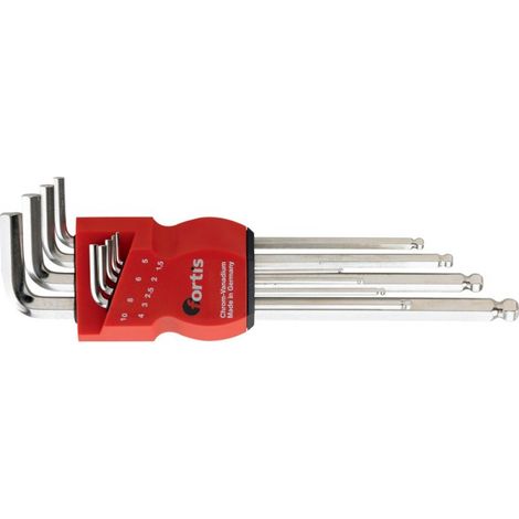 Serie Chiave Allen. 1,5-10Mm Vern.Fortis