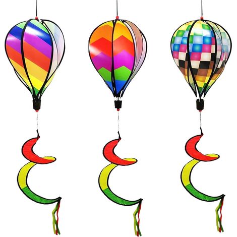 Stück Heißluftballon Windspiel hängende Heißluftballons
