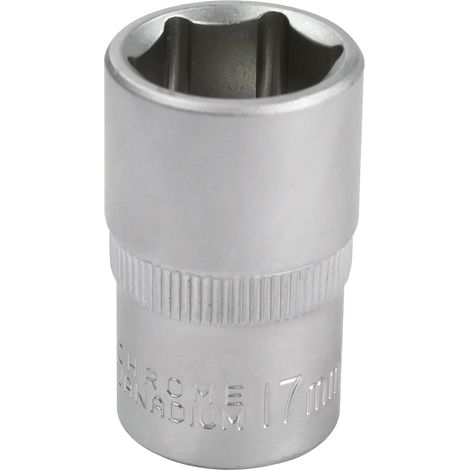 Stecknuss Sechskant 1/2" 17mm kurz (1/3)