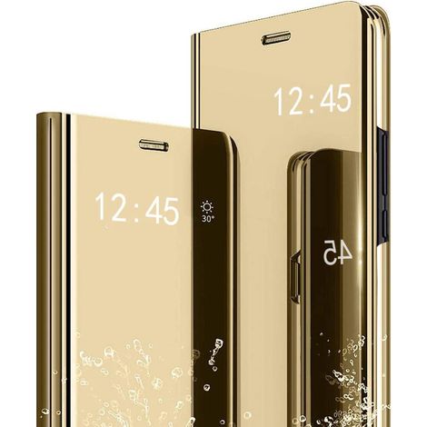 Samsung Galaxy A72 5G Clear View Hülle, Gold (1/5)